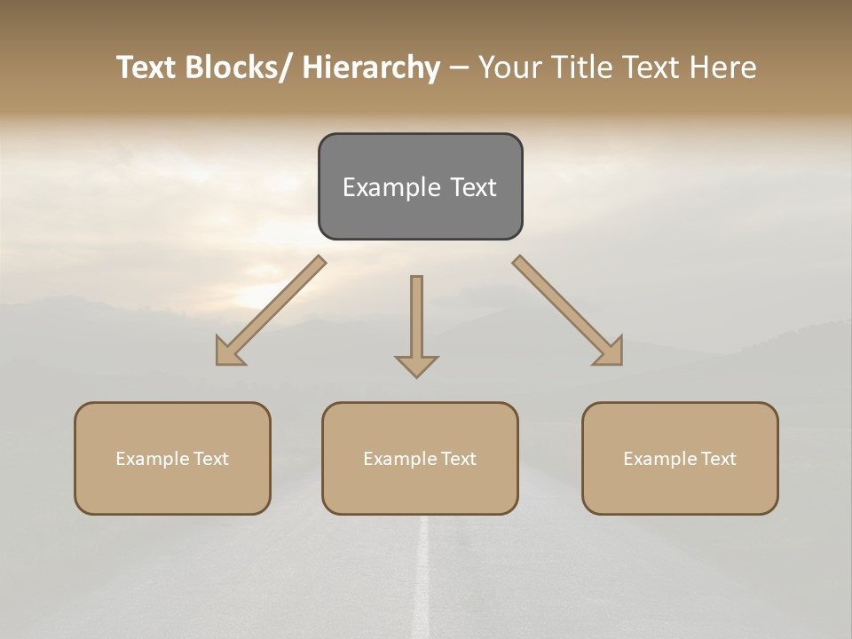 Misty Road PowerPoint Template