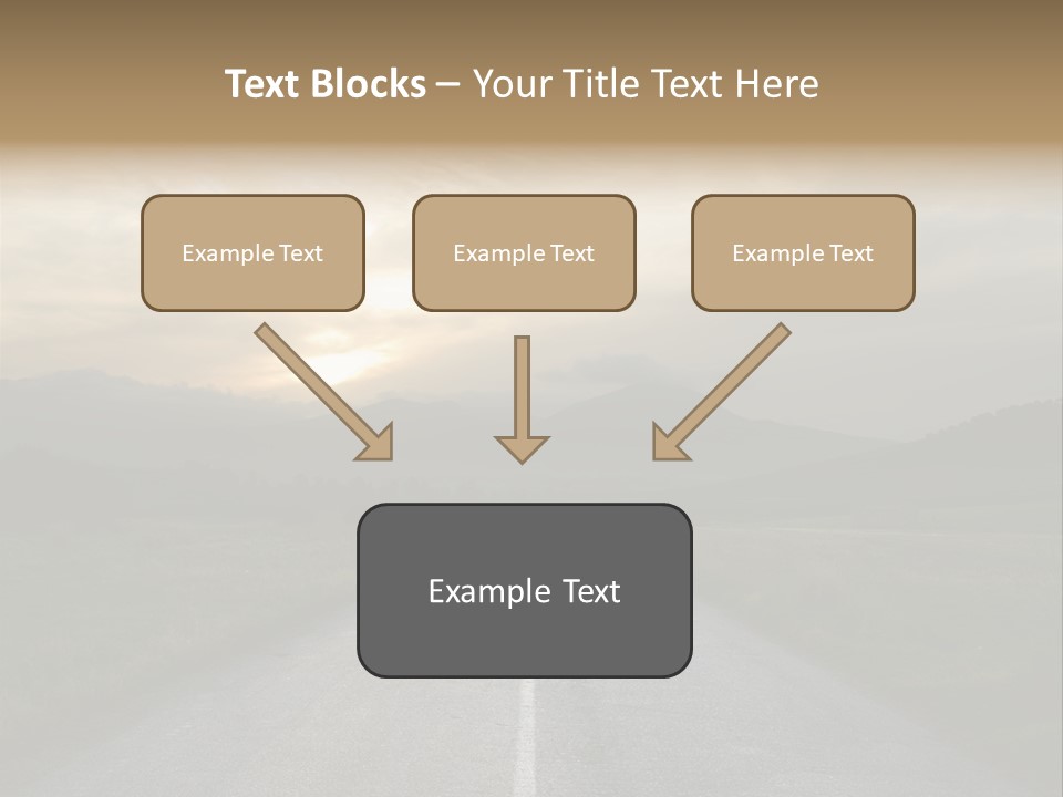 Misty Road PowerPoint Template