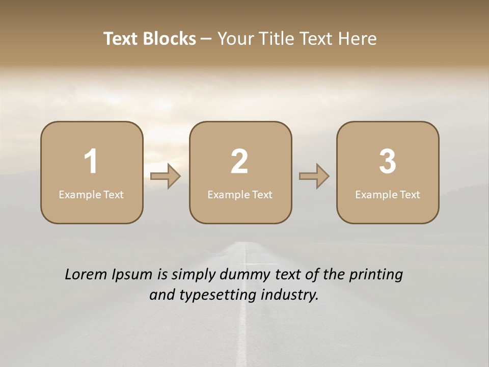 Misty Road PowerPoint Template