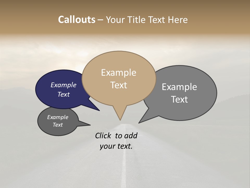 Misty Road PowerPoint Template