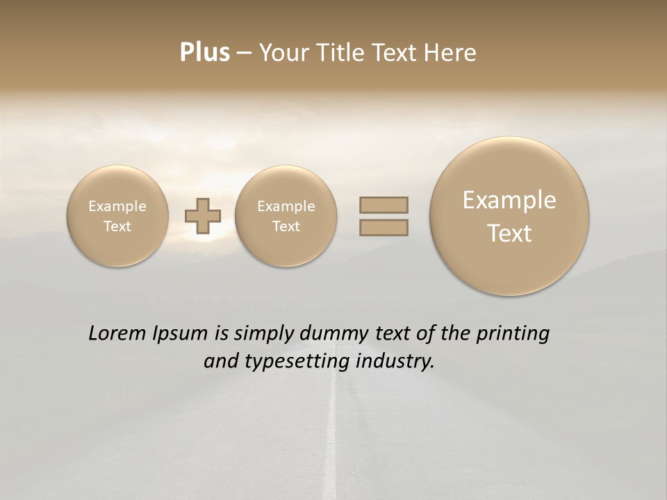 Misty Road PowerPoint Template