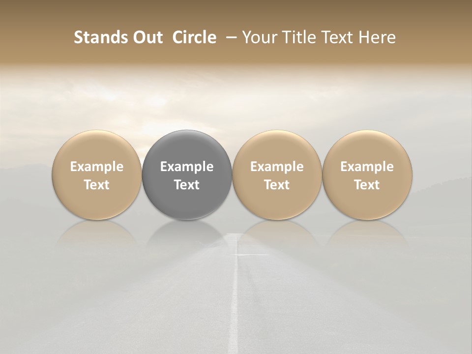 Misty Road PowerPoint Template
