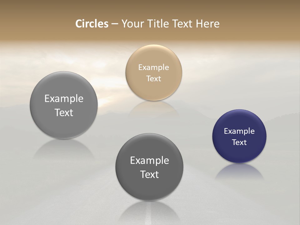 Misty Road PowerPoint Template