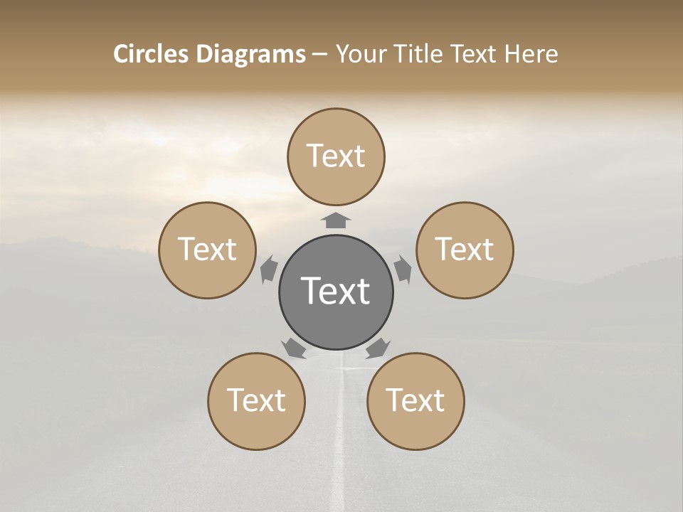 Misty Road PowerPoint Template