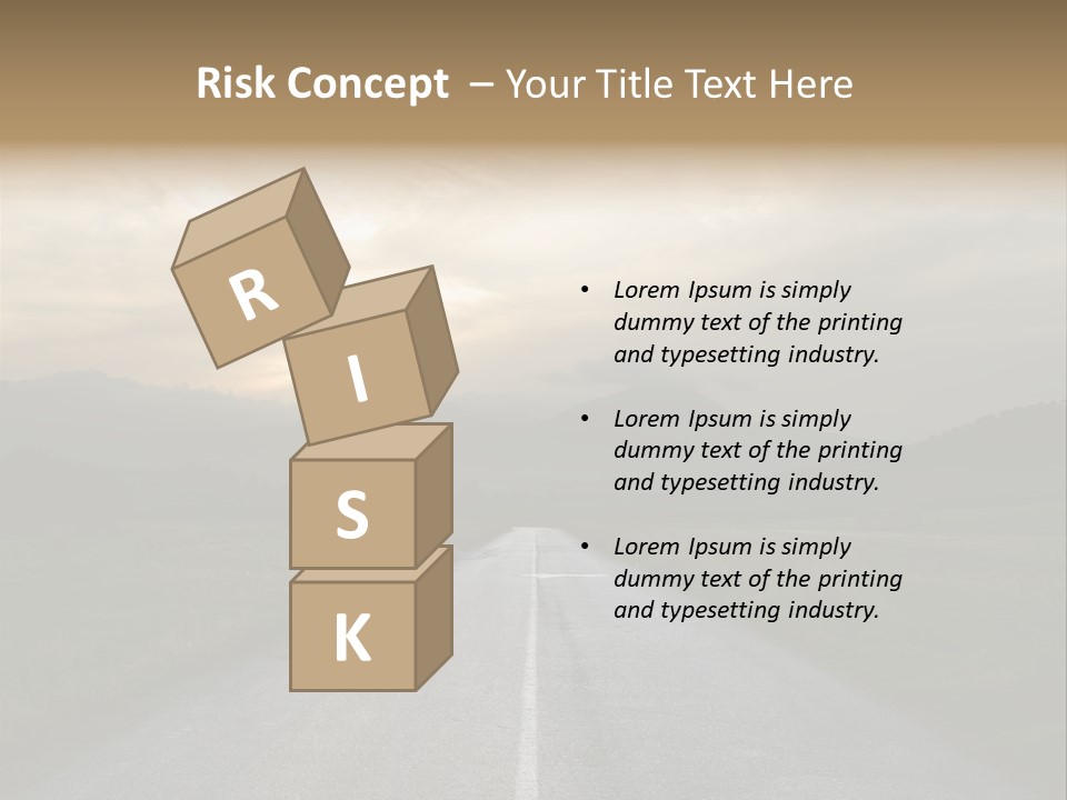 Misty Road PowerPoint Template