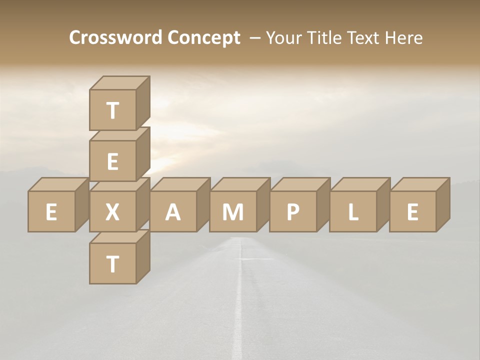 Misty Road PowerPoint Template