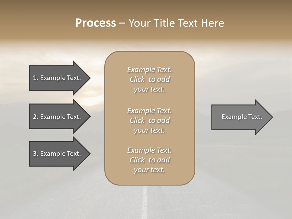 Misty Road PowerPoint Template