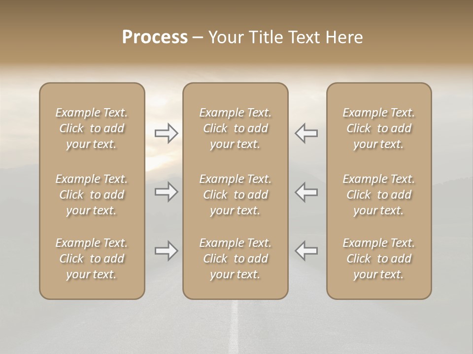 Misty Road PowerPoint Template