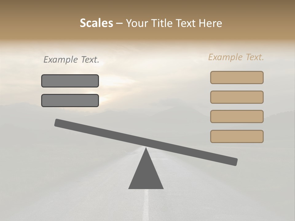Misty Road PowerPoint Template