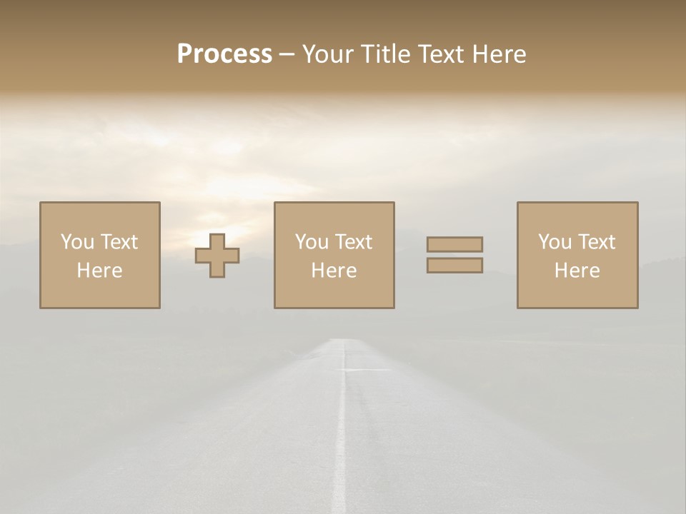Misty Road PowerPoint Template