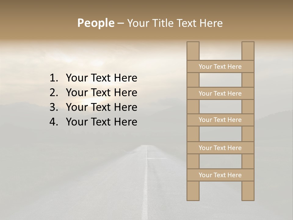 Misty Road PowerPoint Template