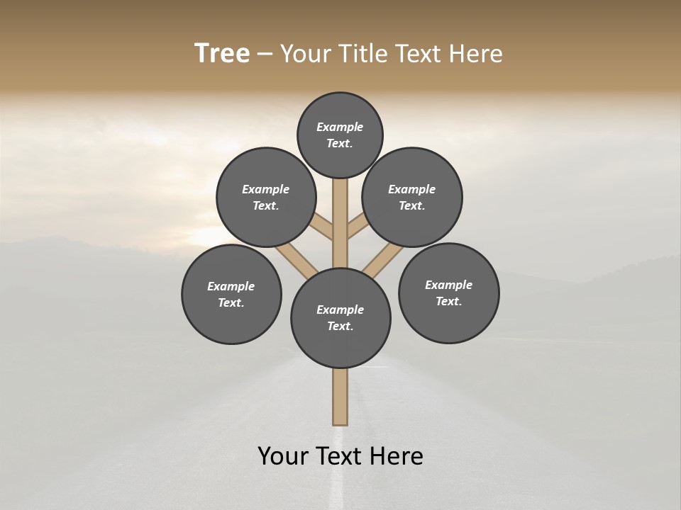 Misty Road PowerPoint Template