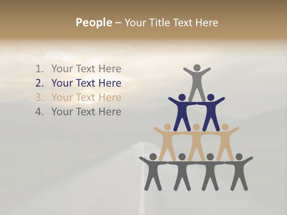 Misty Road PowerPoint Template