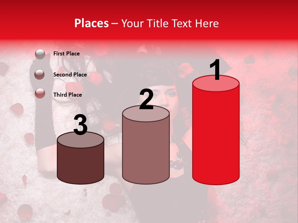 Chica Rosas PowerPoint Template