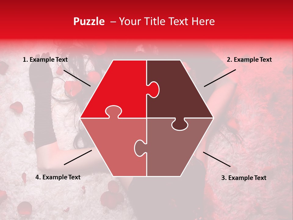 Chica Rosas PowerPoint Template