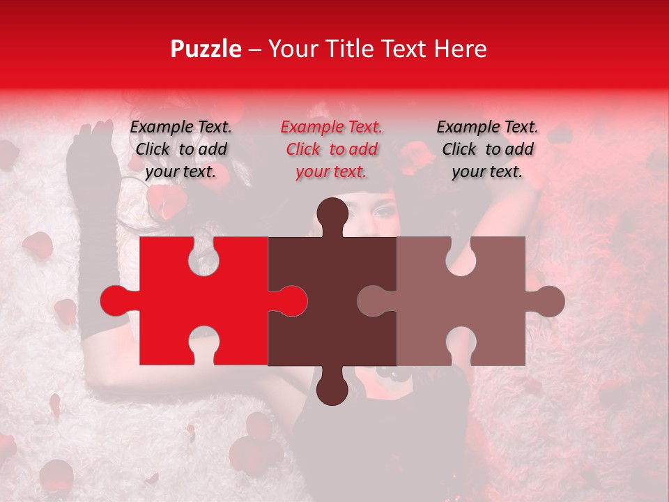 Chica Rosas PowerPoint Template