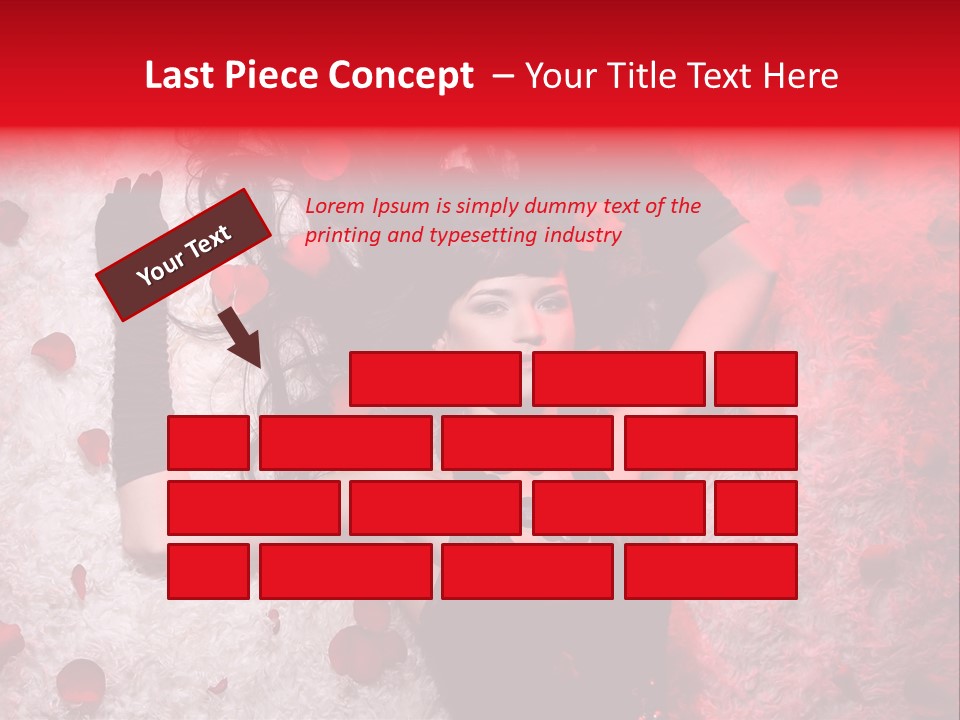 Chica Rosas PowerPoint Template