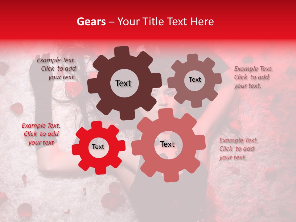 Chica Rosas PowerPoint Template