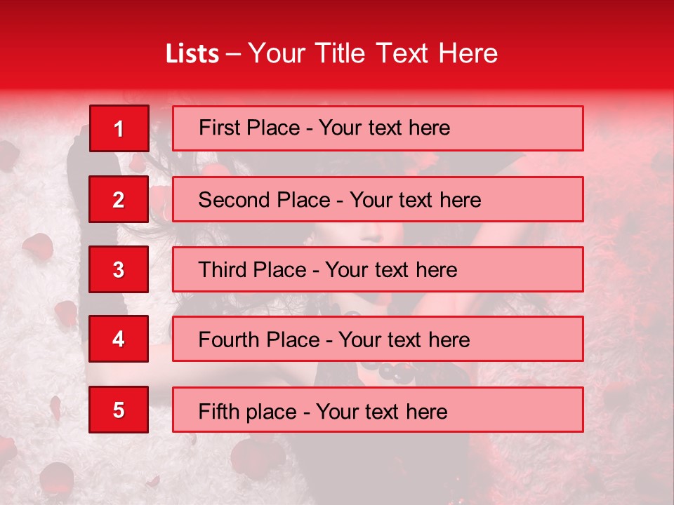 Chica Rosas PowerPoint Template