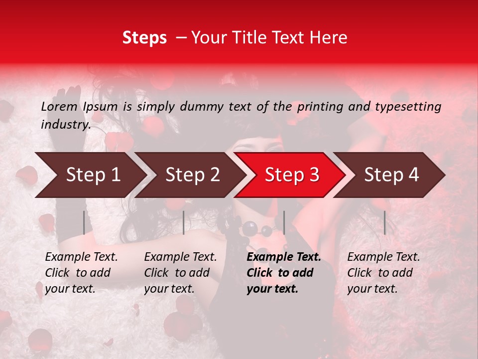 Chica Rosas PowerPoint Template