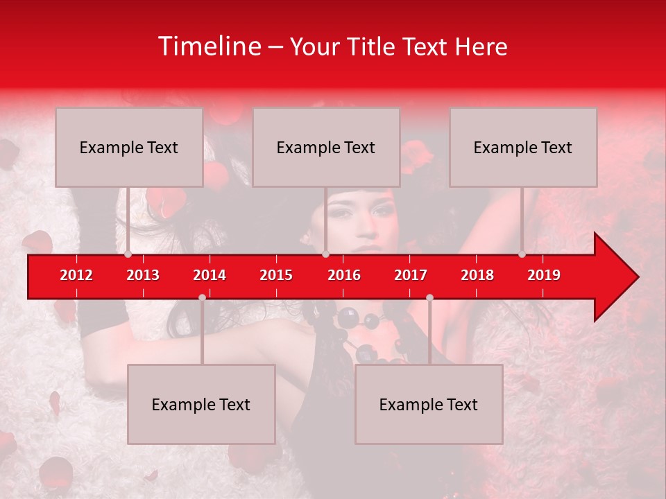 Chica Rosas PowerPoint Template