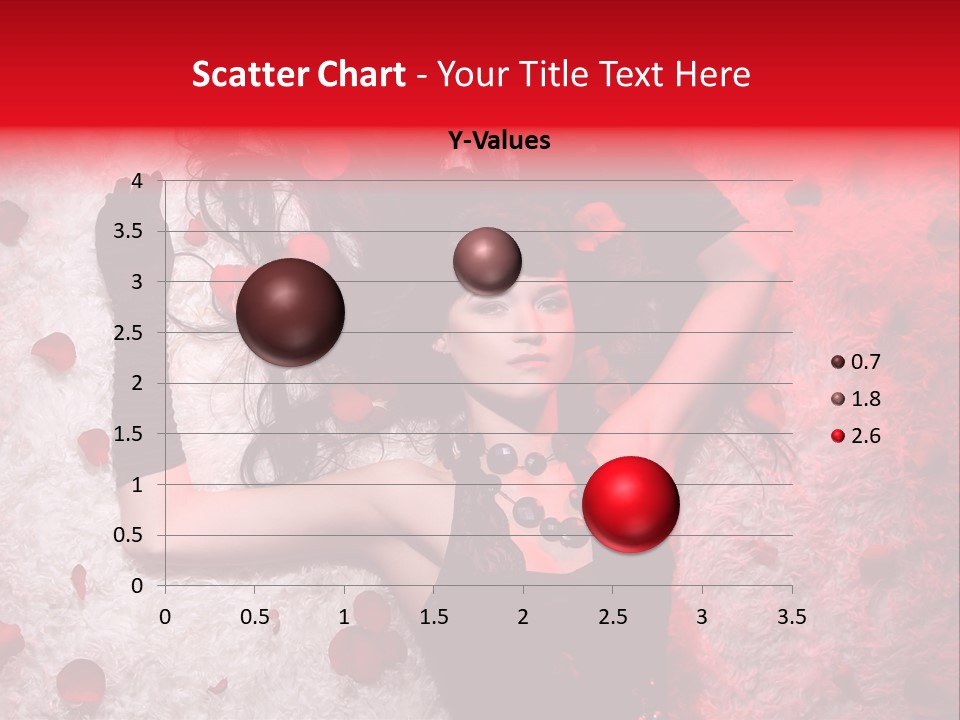 Chica Rosas PowerPoint Template