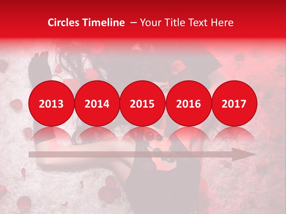 Chica Rosas PowerPoint Template