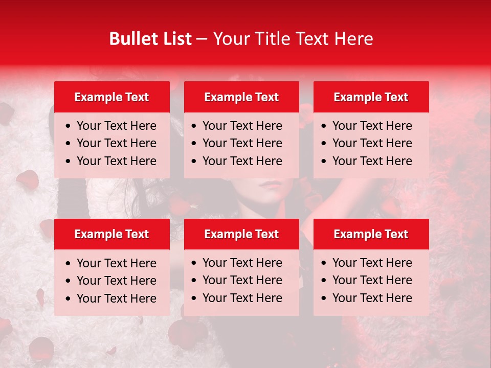 Chica Rosas PowerPoint Template