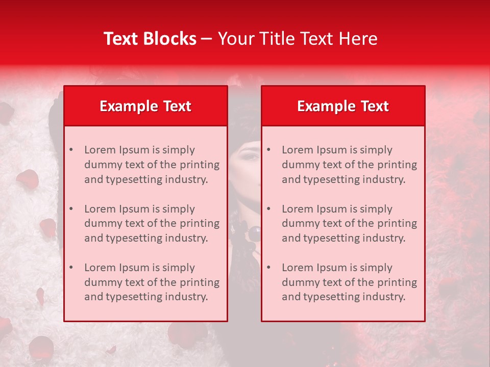 Chica Rosas PowerPoint Template