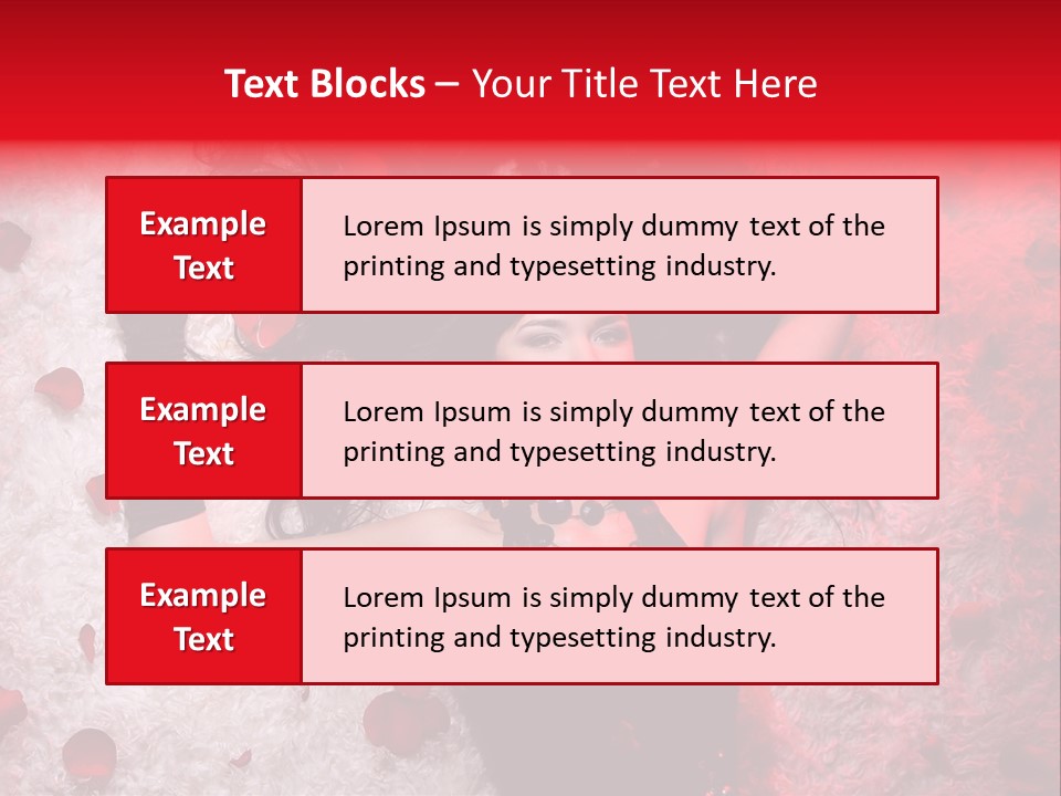 Chica Rosas PowerPoint Template