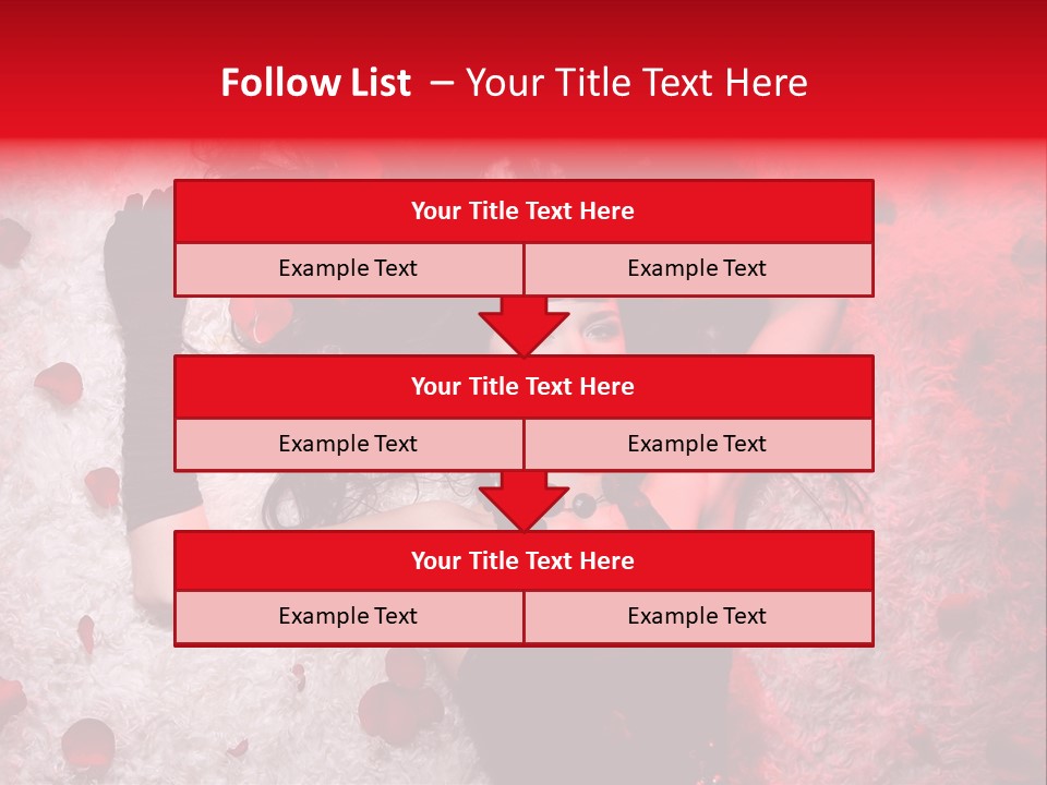 Chica Rosas PowerPoint Template