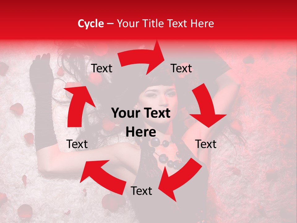 Chica Rosas PowerPoint Template