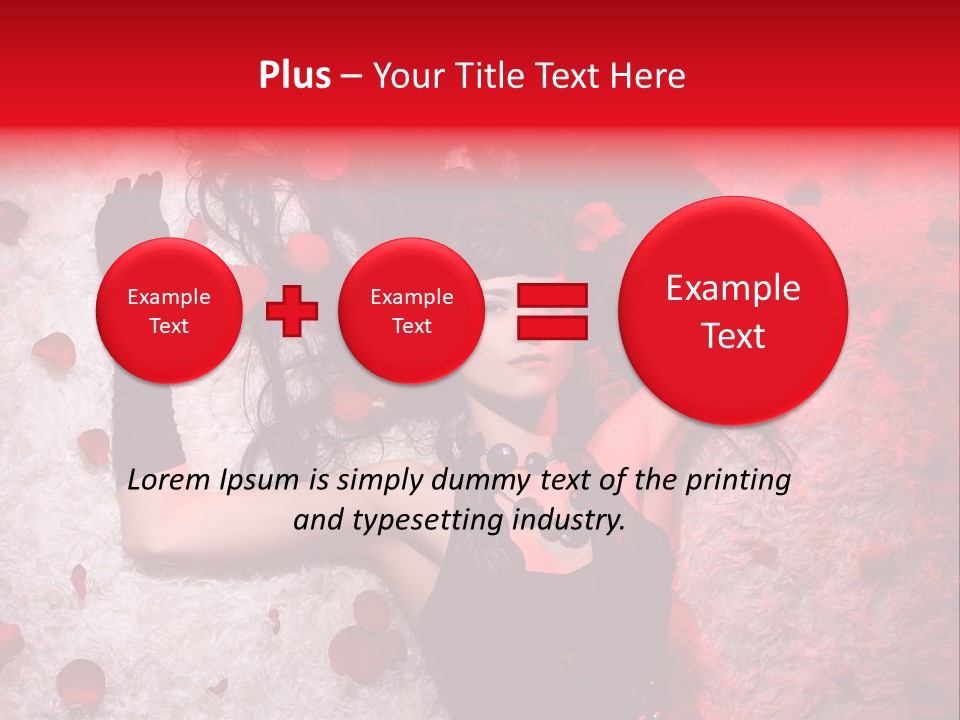 Chica Rosas PowerPoint Template