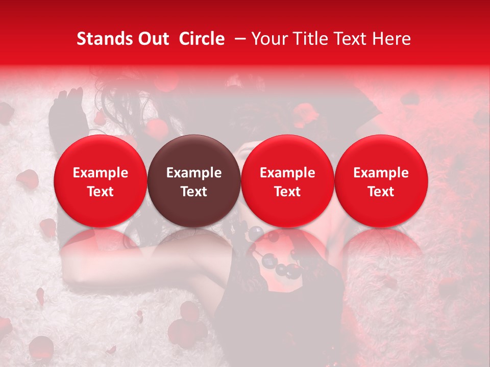 Chica Rosas PowerPoint Template