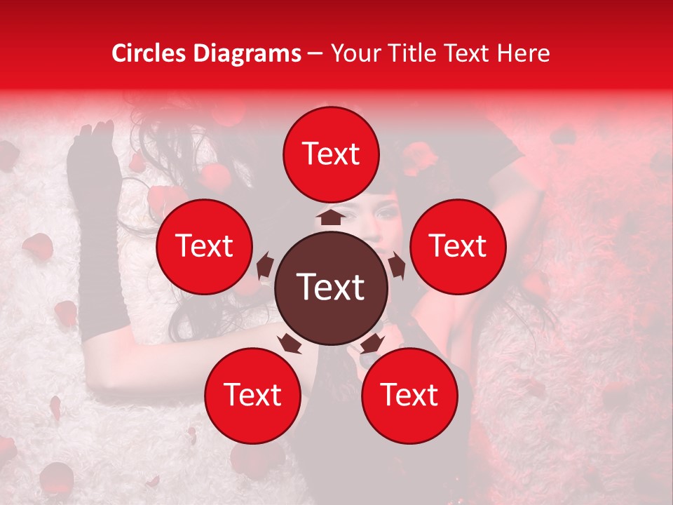 Chica Rosas PowerPoint Template