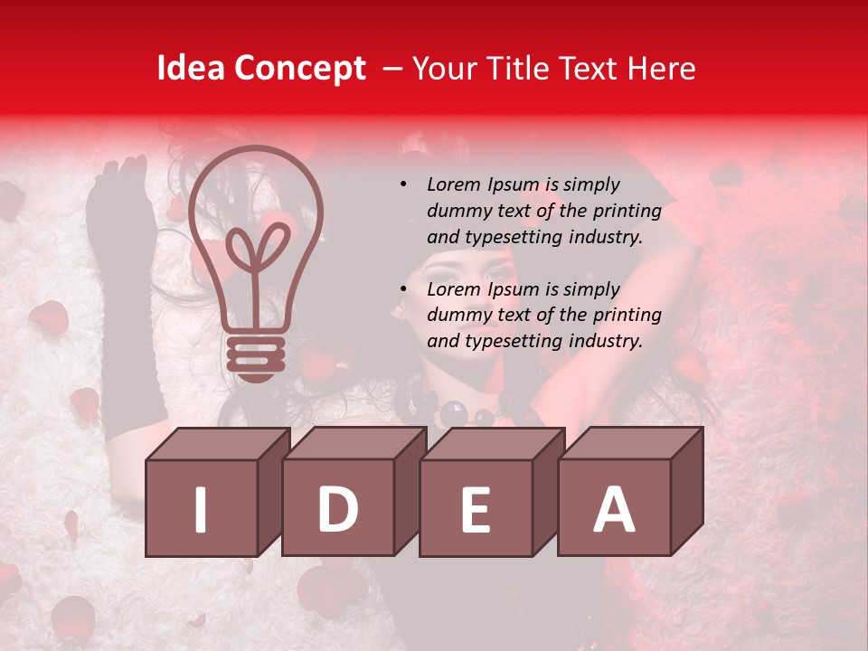 Chica Rosas PowerPoint Template