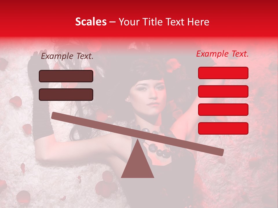 Chica Rosas PowerPoint Template