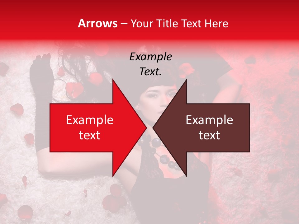 Chica Rosas PowerPoint Template