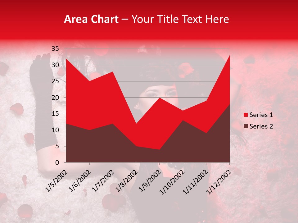 Chica Rosas PowerPoint Template