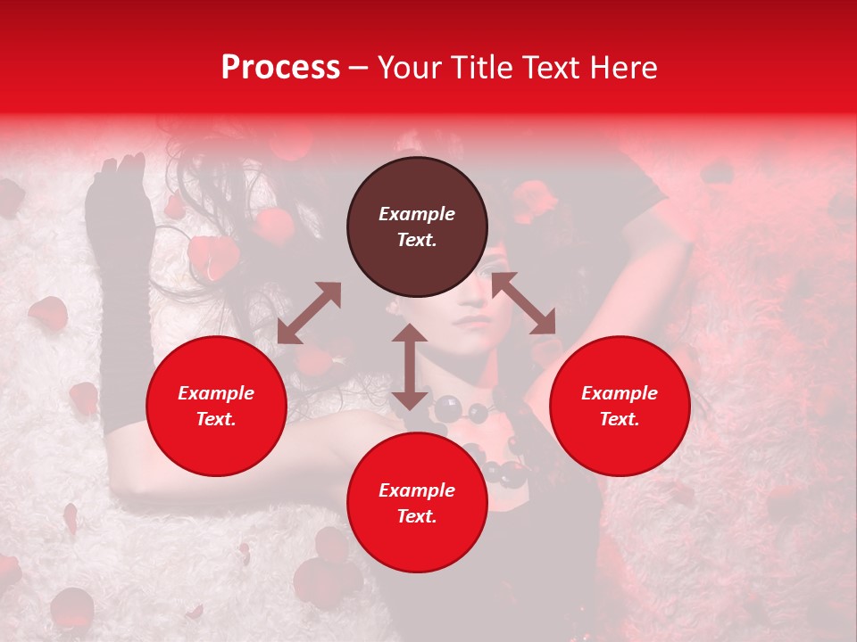 Chica Rosas PowerPoint Template