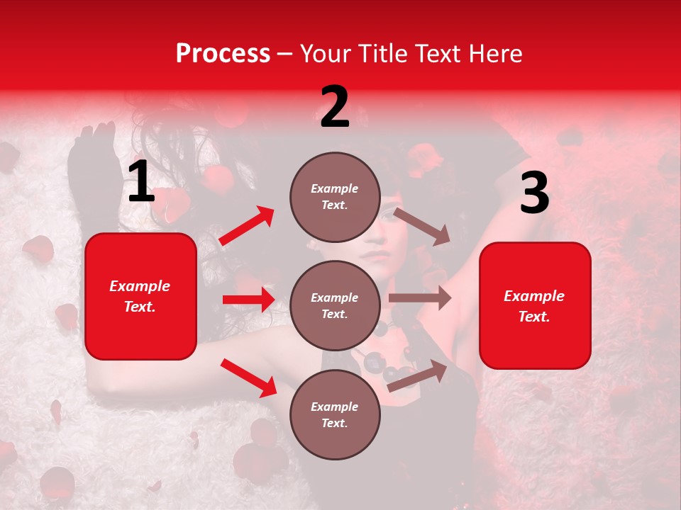 Chica Rosas PowerPoint Template