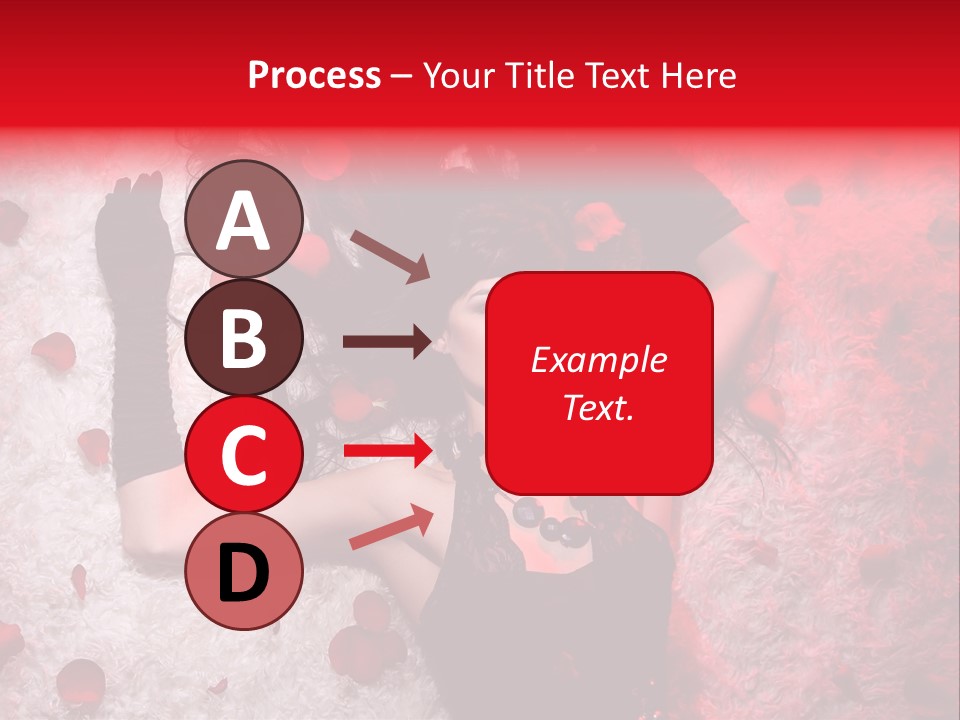 Chica Rosas PowerPoint Template