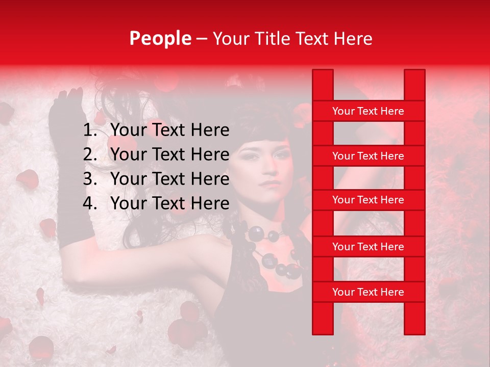 Chica Rosas PowerPoint Template