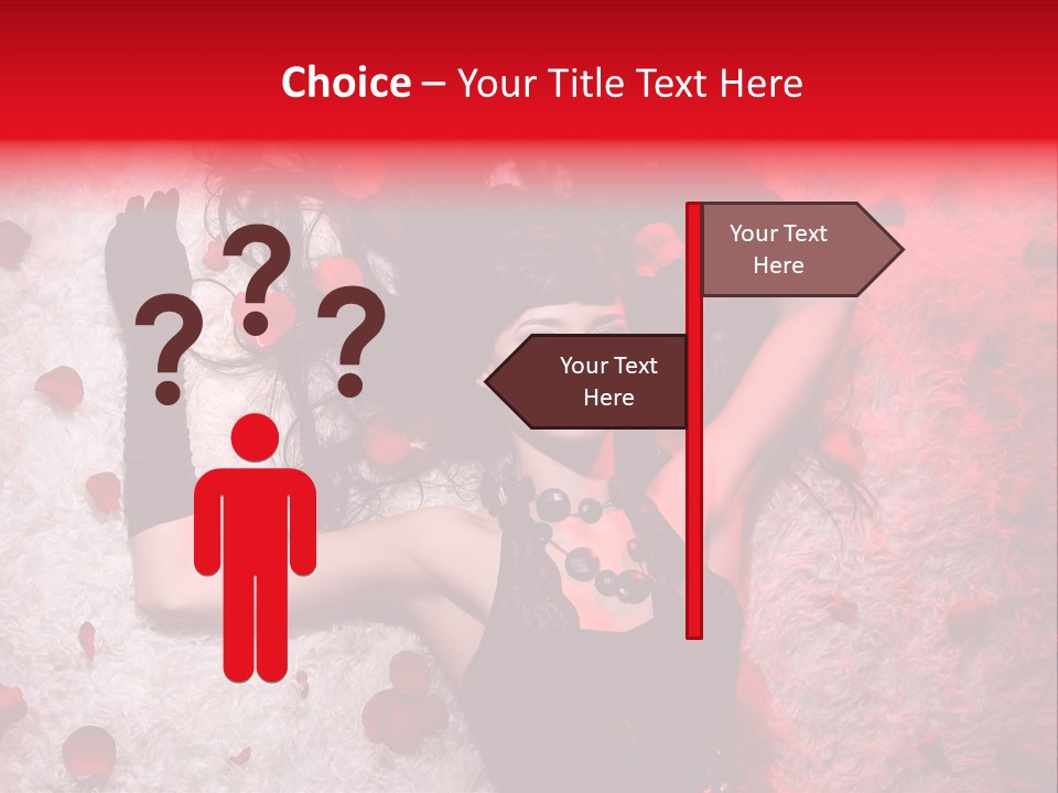 Chica Rosas PowerPoint Template