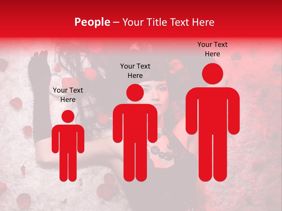 Chica Rosas PowerPoint Template