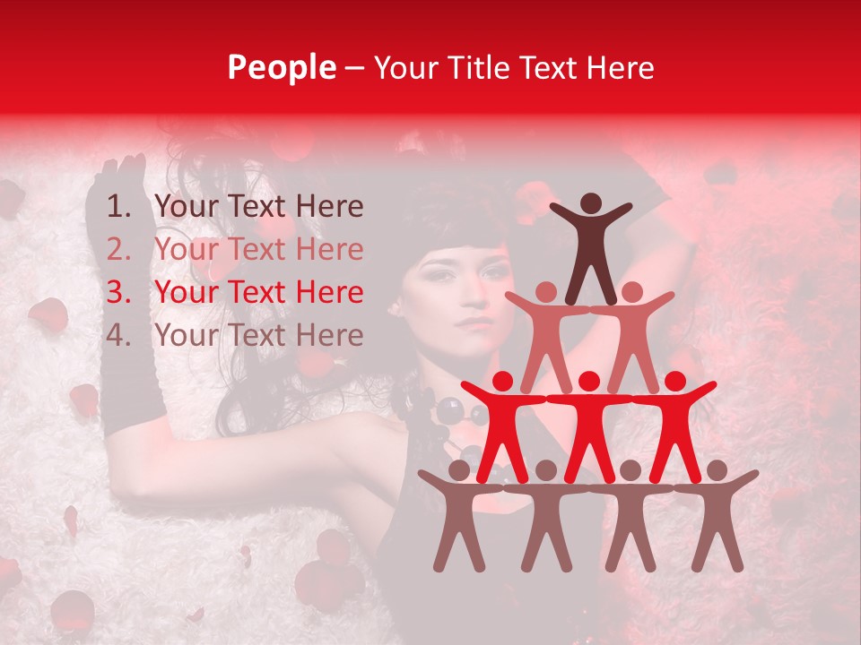 Chica Rosas PowerPoint Template