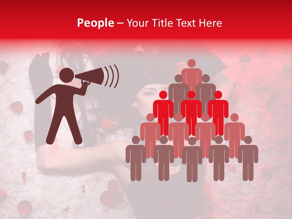 Chica Rosas PowerPoint Template