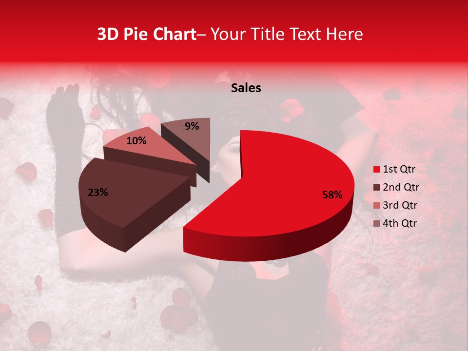 Chica Rosas PowerPoint Template