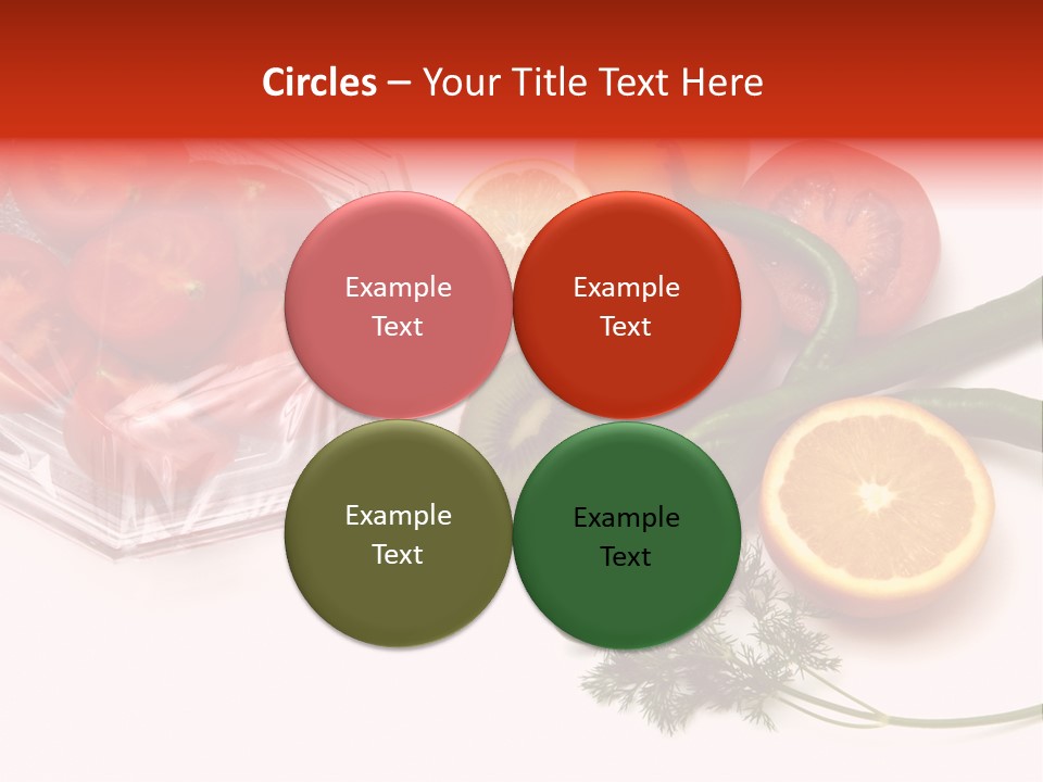 Stretch Film Food PowerPoint Template