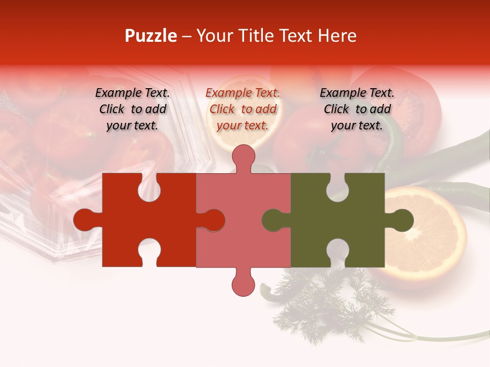 Stretch Film Food PowerPoint Template